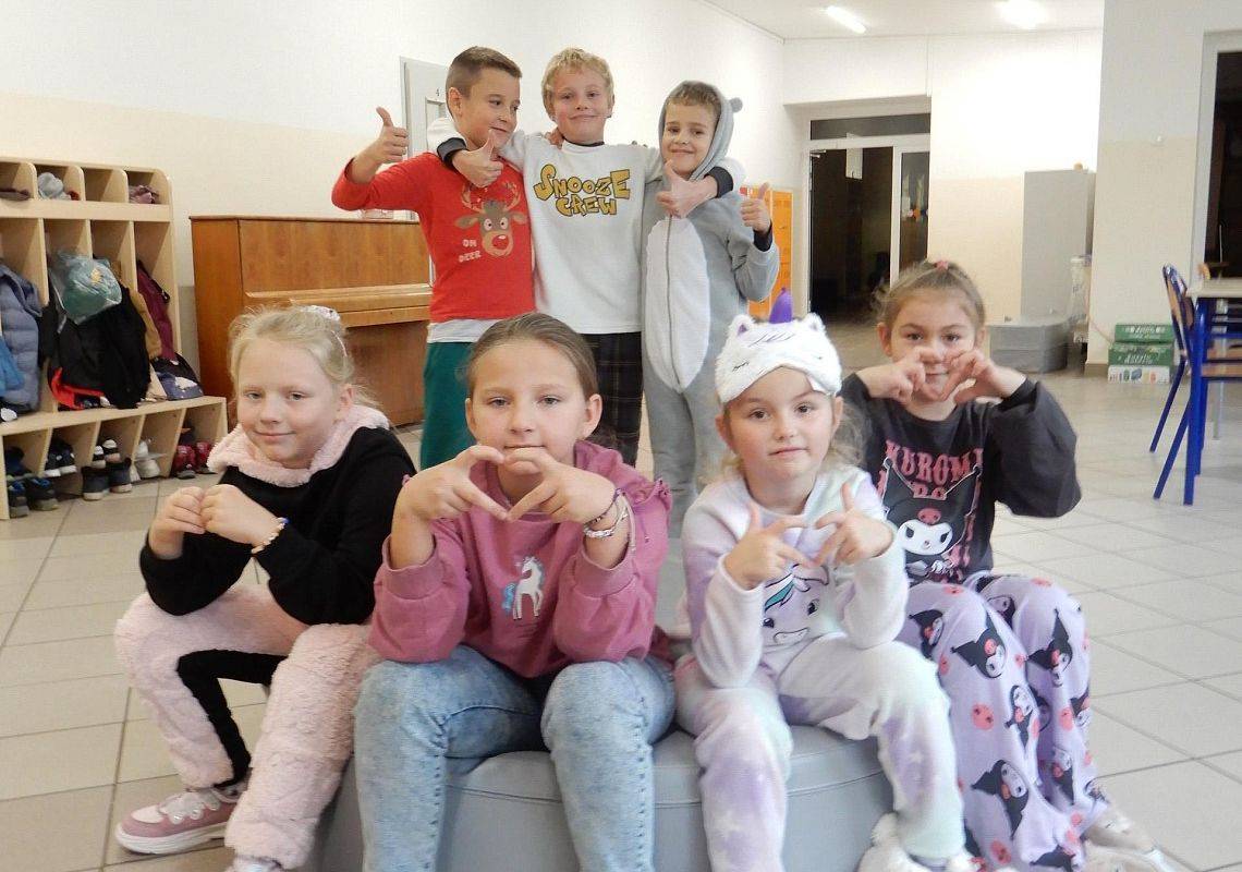 Dzień Piżamy w klasie II grafika