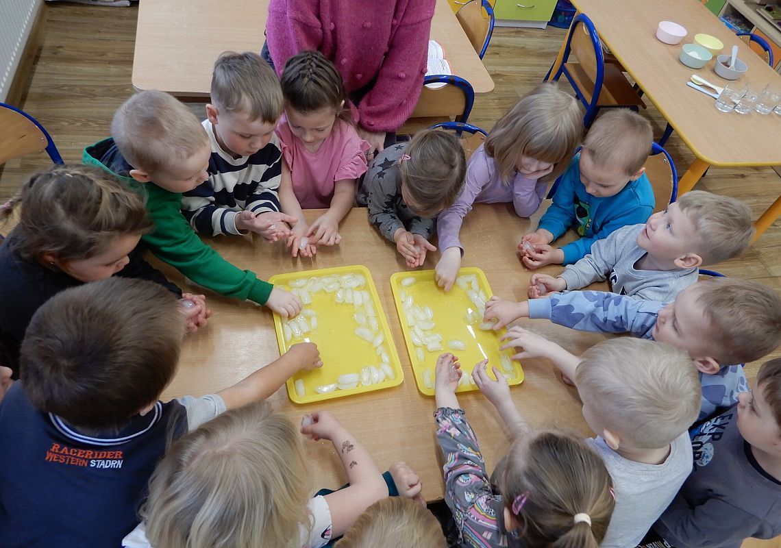 Grafika 1: Dlaczego bałwanki żegnają się z nami? - zabawy badawcze