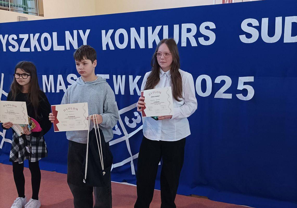 Grafika 1: Międzyszkolny Konkurs SUDOKU