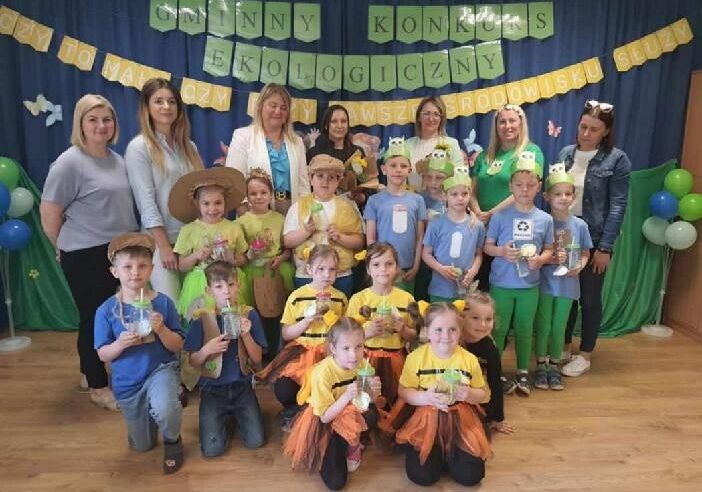 Grafika 1: I miejsce przedszkolaków w "Gminnym Konkursie Ekologicznym".