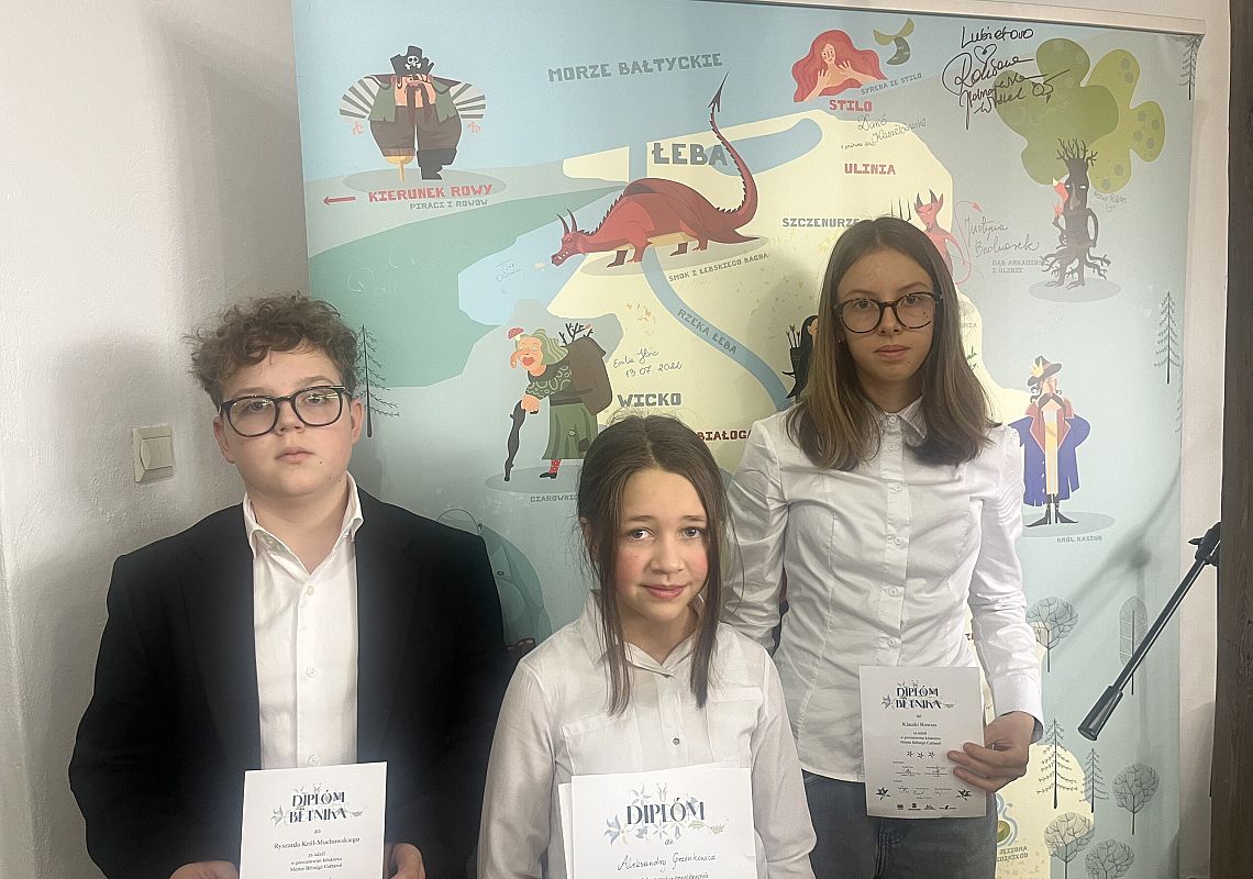 Grafika 1: Eliminacje powiatowe konkursu "Méster Bëlnégò Czëtaniô 2025"