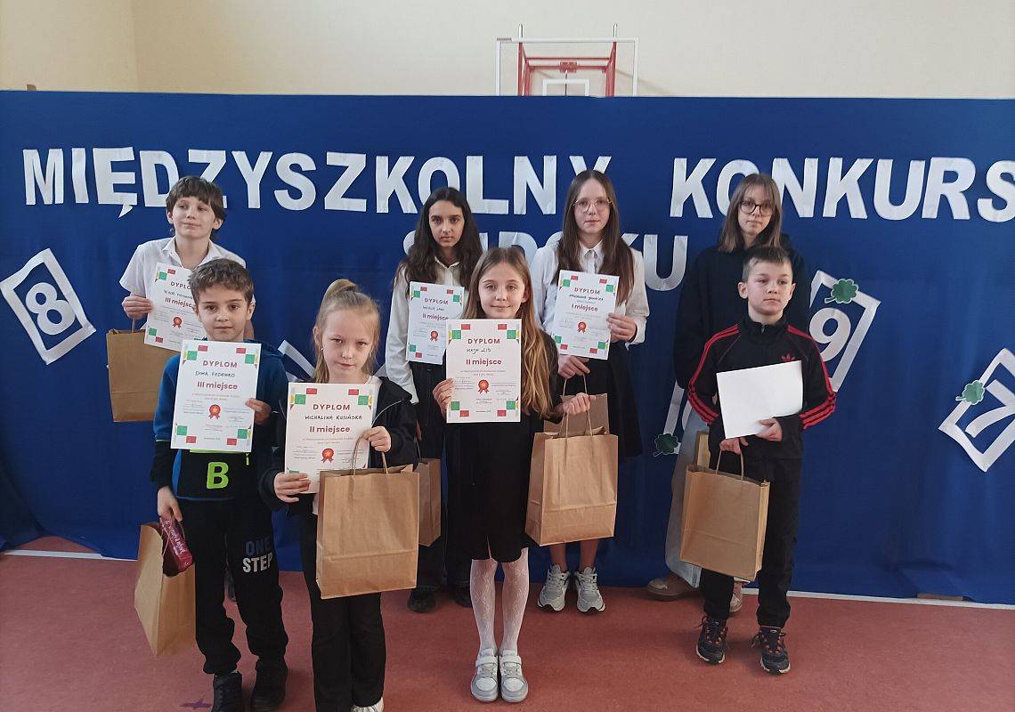 Grafika 1: Międzyszkolny Konkurs Sudoku w Maszewku