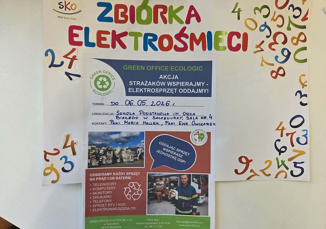 Grafika 1: „Akcję strażaków wspierajmy – elektrosprzęt oddajmy!”