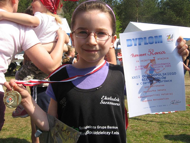 Grafika #0: XXII Ogólnopolski Bieg Orłów. Zwycięstwa Ady i Konrada