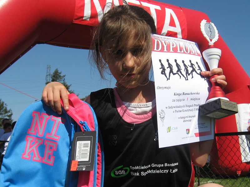 Grafika #0: Biegi Przełajowe Grand Prix Lęborka. Kinga i Konrad zwyciężają