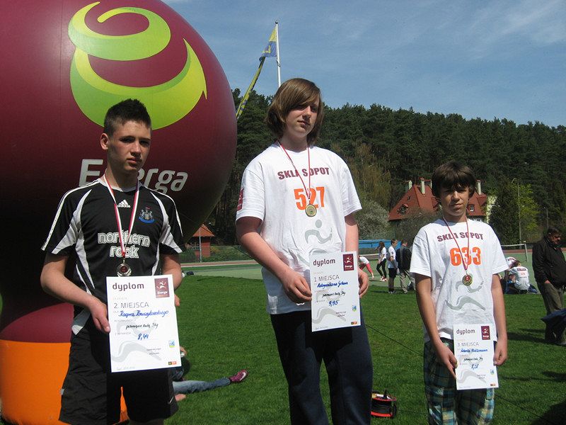 Grafika #0: Energa Athletic. Kacper na podium