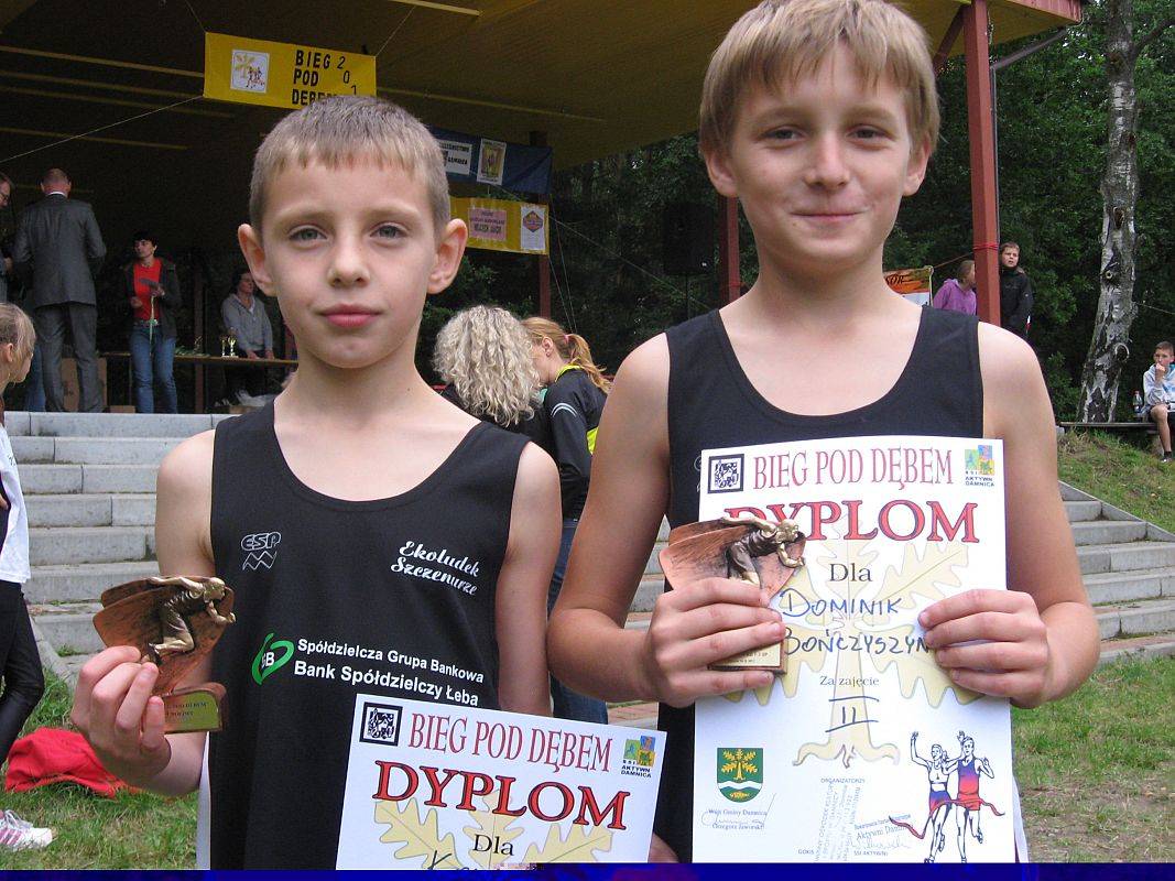 Grafika #0: Bieg "Pod Dębem". Dwa zwycięstwa