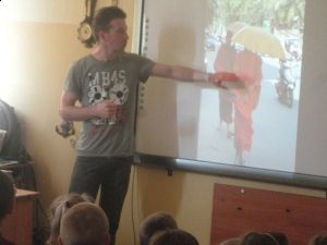 Grafika #0: Spotkanie z podróżnikiem panem Markiem Adamowiczem