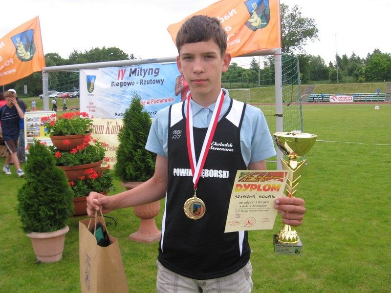 Grafika #0: Mityng LA. Triumf Szymona