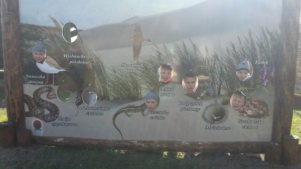 Grafika #0: "Śladami zwierząt". Zajęcia przyrodnicze w Rąbce