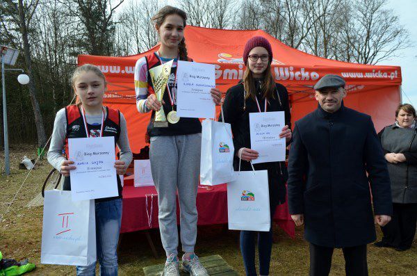 Grafika #0: Cztery zwycięstwa w I Biegu Marzanny