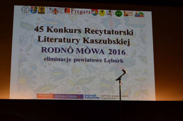 Grafika #0: Eliminacje powiatowe 45. Konkursu Recytatorskiego Literatury Kaszubskiej "Rodno Mowa"