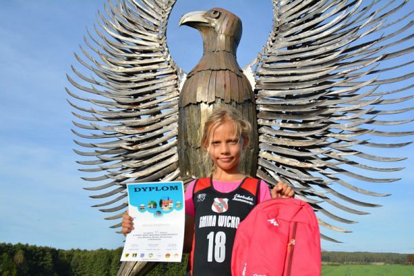 Grafika #0: Bieg Mazurka Będomin. Oliwia wśród nagrodzonych