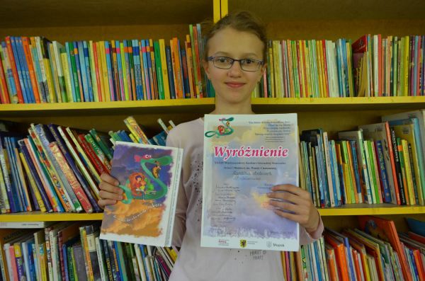 Grafika #0: Karolina Antoszek wyróżniona w Międzynarodowym Konkursie Literackim