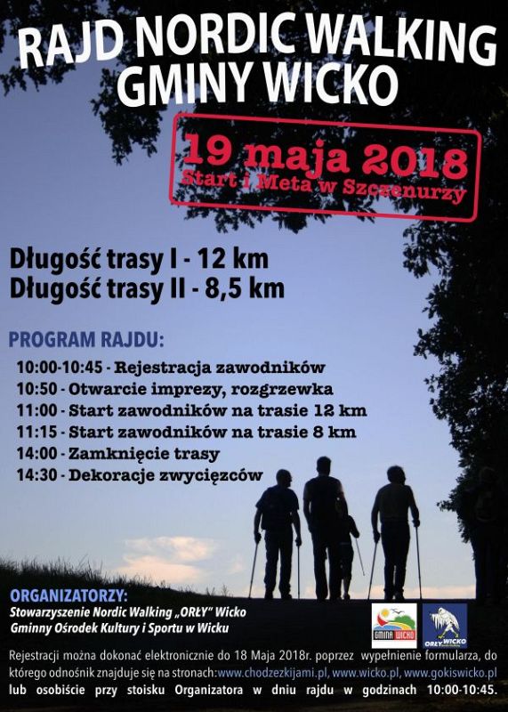 Grafika #0: Zapraszamy do udziału w rajdzie Nordic Walking