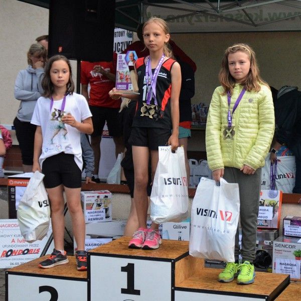 Grafika #0: Biegi pamięci Jana Pawła II. Oliwia najszybsza!