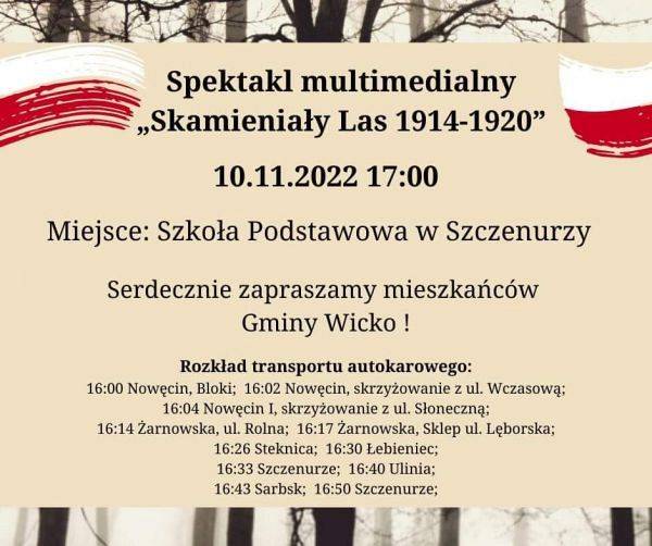 Grafika #0: ZAPRASZAMY PAŃSTWA SERDECZNIE NA KONCERT 10 LISTOPADA