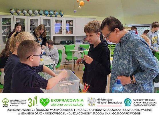 Utworzenie ekoPracowni w Szkole Podstawowej w Szczenurzy ze środków WFOŚiGW w Gdańsku grafika