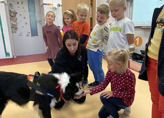 Grafika 21: Dogoterapia - zajęcia terapeutyczne z psem