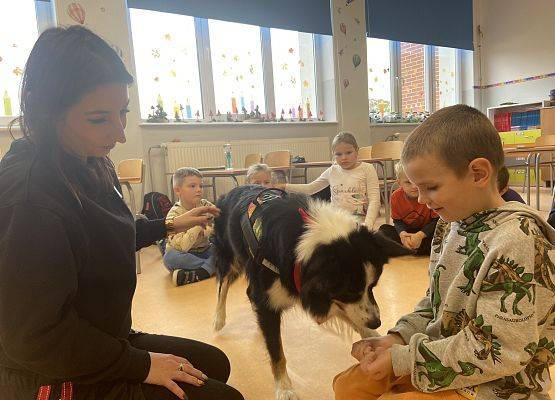 Grafika 31: Dogoterapia - zajęcia terapeutyczne z psem