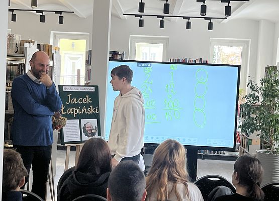 Grafika 3: Spotkanie autorskie w Bibliotece Gminnej w Wicku