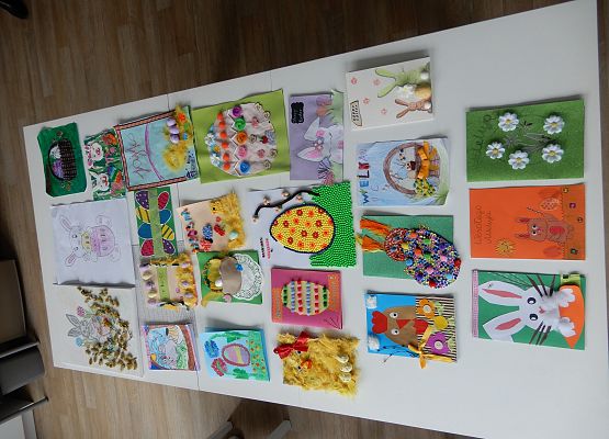 Grafika 2: Konkurs "NAJPIĘKNIEJSZA KARTKA WIELKANOCNA".