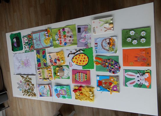 Grafika 1: Konkurs "NAJPIĘKNIEJSZA KARTKA WIELKANOCNA".