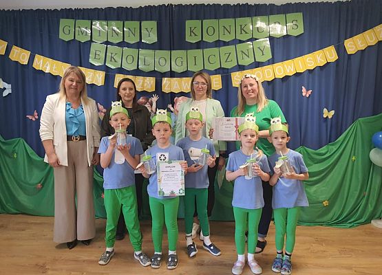 Grafika 17: I miejsce przedszkolaków w "Gminnym Konkursie Ekologicznym".