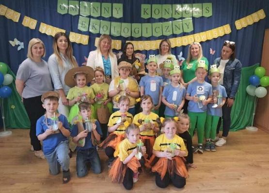 Grafika 1: I miejsce przedszkolaków w "Gminnym Konkursie Ekologicznym".