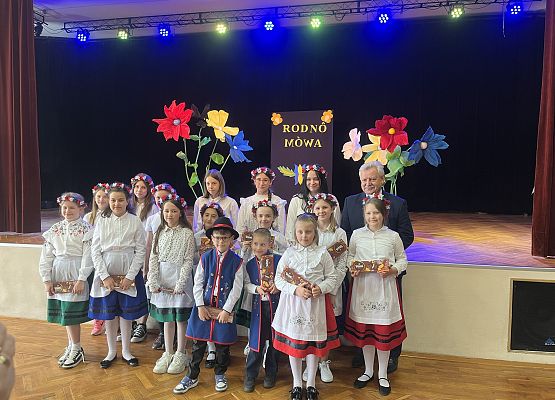 Grafika 2: Eliminacje gminne 54. Konkursu Recytatorskiego Literatury Kaszubskiej "Rodnô Mòwa"