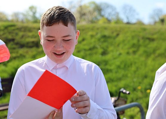 Grafika 47: Pierwsza rocznica nadania imienia  - Dzień Patrona