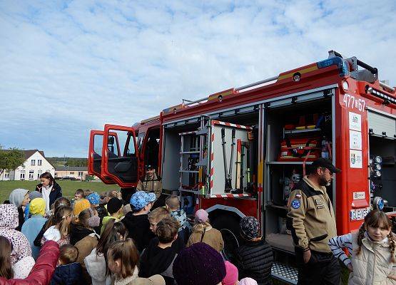 Grafika 7: Wizyta strażaków