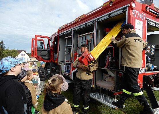 Grafika 9: Wizyta strażaków