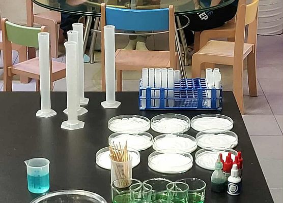 Wizyta klas 2-4 w Hevelianum w Gdańsku grafika