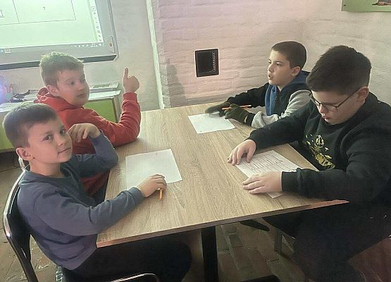 Wizyta klas 2-4 w Hevelianum w Gdańsku grafika