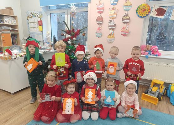 Grafika 4: Kartki świąteczne dla seniorów z Domu Pomocy Społecznej