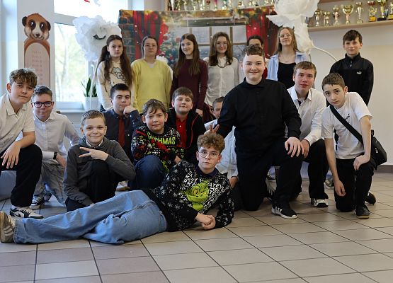 Wigilijne spotkania w szkole grafika