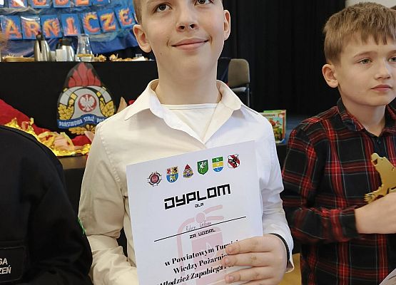 Grafika 15: Powiatowy Etap Turnieju Wiedzy Pożarniczej