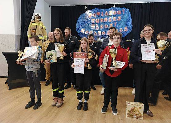 Grafika 2: POWIATOWYT TURNIEJ WIEDZY POŻARNICZEJ