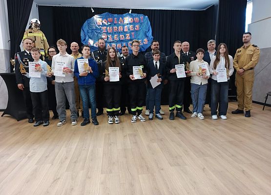 Grafika 3: POWIATOWYT TURNIEJ WIEDZY POŻARNICZEJ