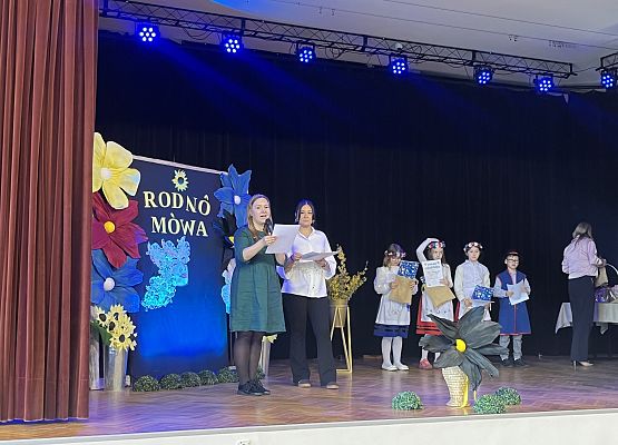Grafika 1: Eliminacje gminne 55. Konkursu Recytatorskiego Literatury Kaszubskiej "Rodnô Mòwa"