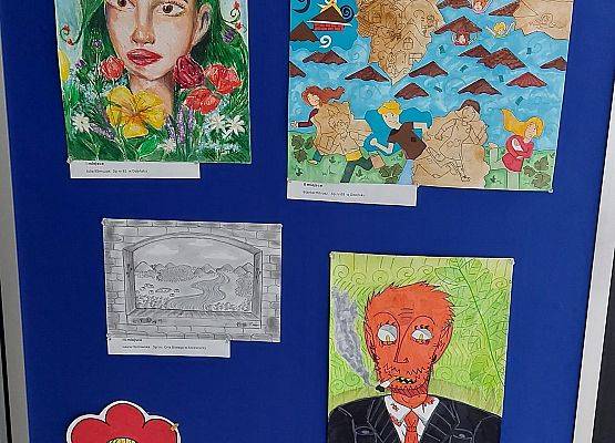 Grafika 7: Laura odebrała dyplom i nagrodę w XIV Wojewódzkim Konkursie Plastycznym "Baśnie i legendy kaszubskie" (22 maja 2026 r.)