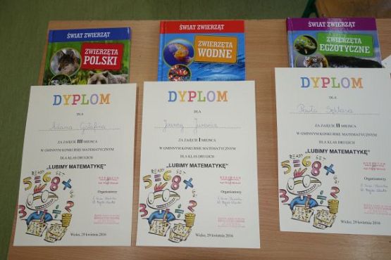 Grafika #4: Gminny Konkurs Matematyczny dla Klas II "Lubimy Matematykę"