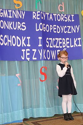Grafika #1: I GMINNY RECYTATORSKI KONKURS LOGOPEDYCZNY "SCHODKI I SZCZEBELKI"