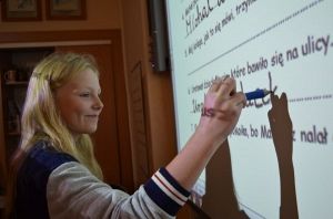 Grafika #1: ZIELONE ŚWIATŁO DLA EDUKACJI koło zaint. - j. polski