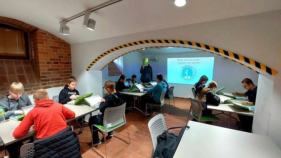 Grafika #5: Nawigacja w przyszłość, czyli lekcje z klimatem w Słowińskim Parku Narodowym-zajęcia warsztatowe.