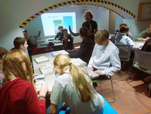 Grafika #11: Nawigacja w przyszłość, czyli lekcje z klimatem w Słowińskim Parku Narodowym-zajęcia warsztatowe.