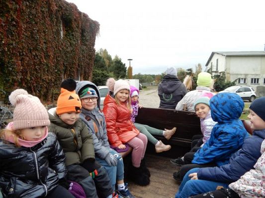 Grafika #58: Przedszkolaki w Stadninie Koni w Nowęcinie