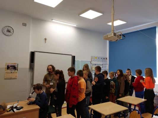 Grafika #8: Warsztaty dla uczniów SP w Maszewku