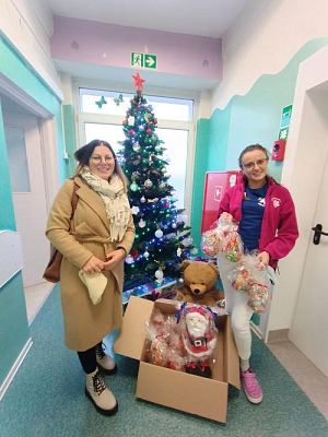 Grafika #1: ,,Słodka bombka\ dla dzieci z SPS ZOZ w Lęborku